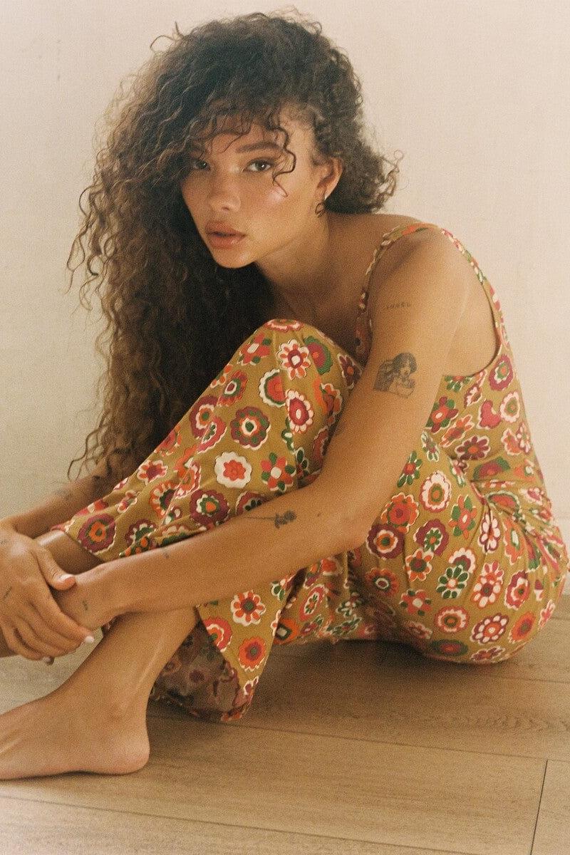 Mazzy Floral Juliet Maxi Dress