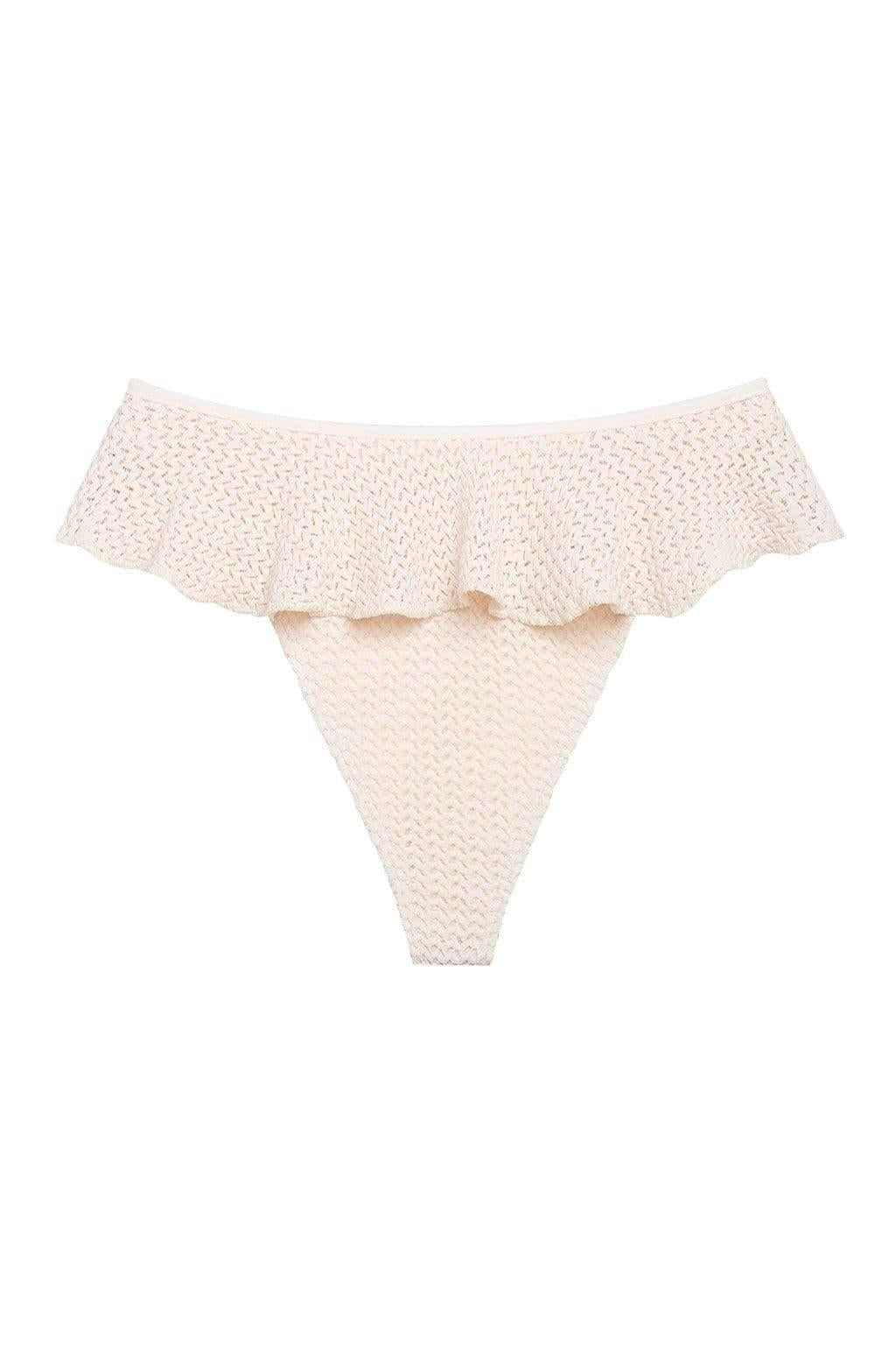 Bone Crochet Tamarindo Ruffle Bikini Bottom