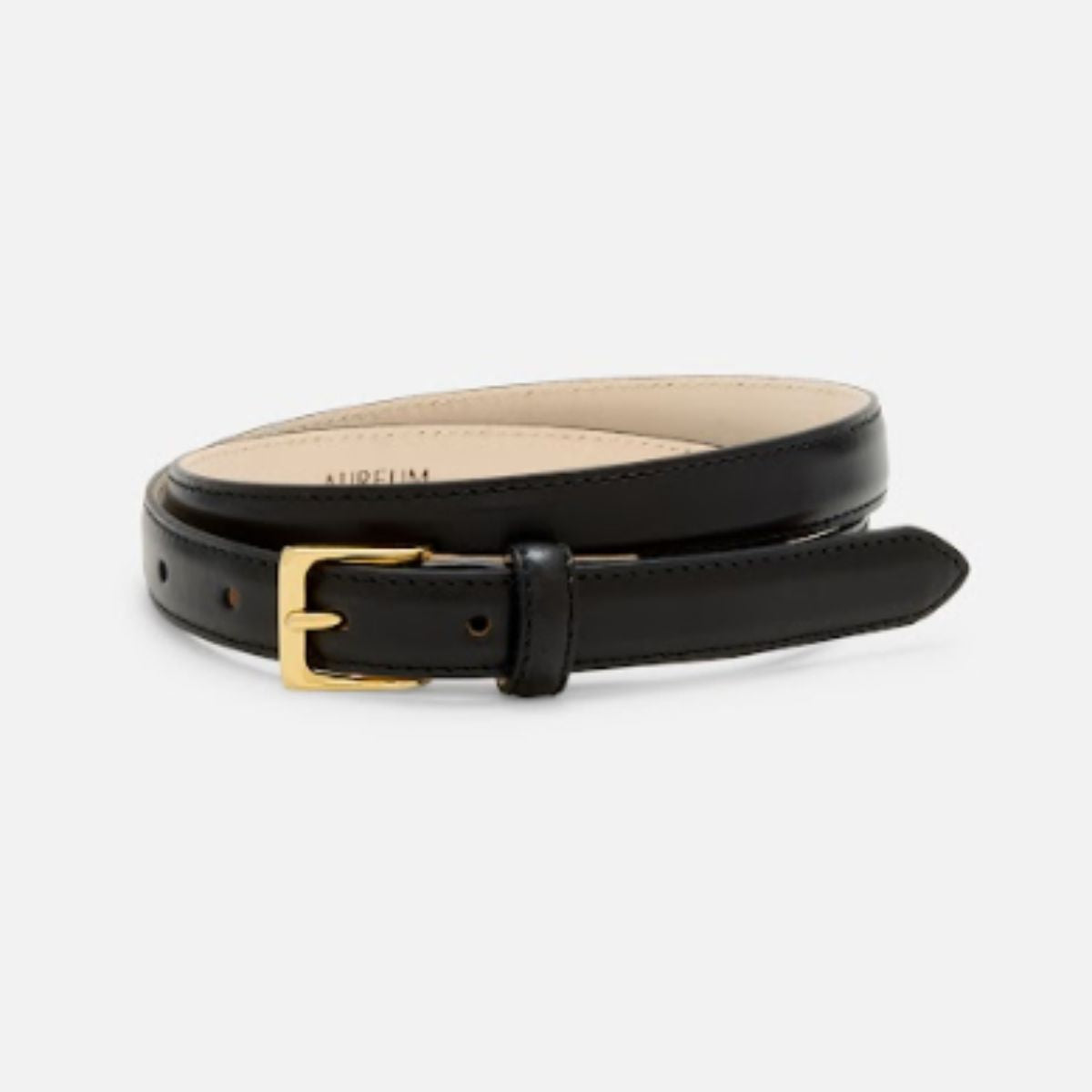 No. 6 Leather Belt (Black)