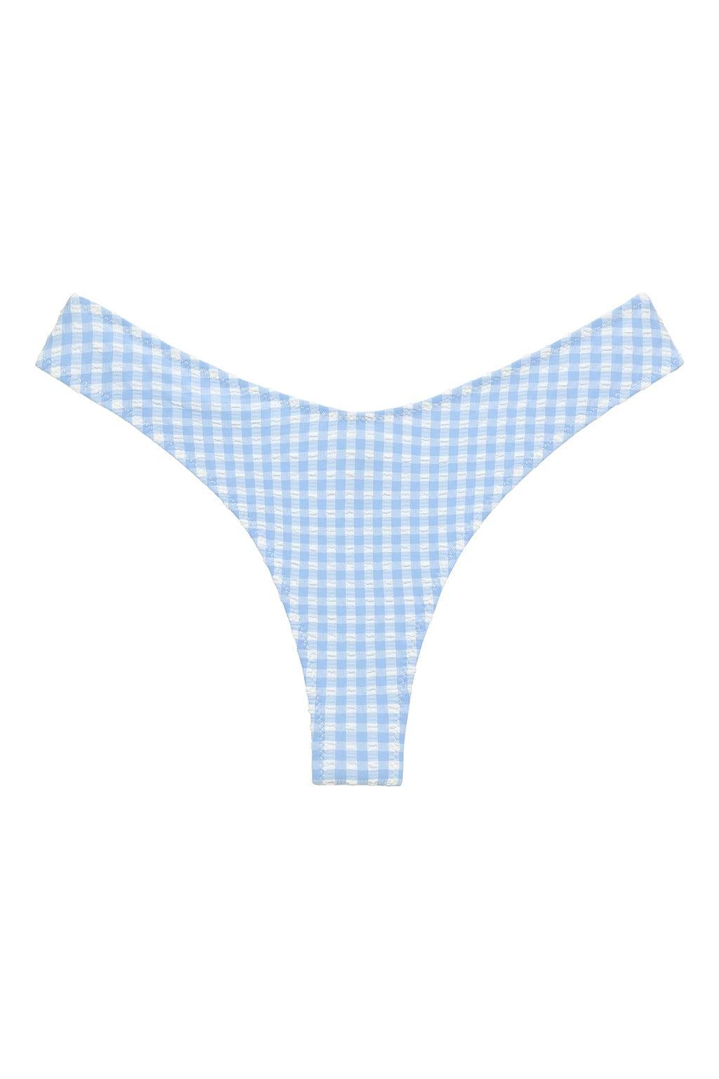 Peri Micro Gingham Lulu (Zig-Zag Stitch) Bikini Bottom