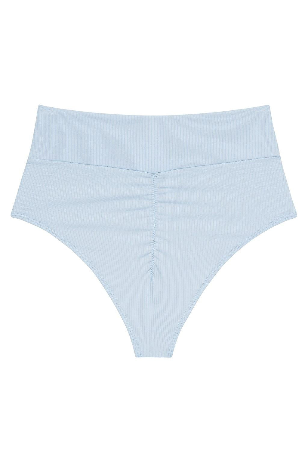 Peri Rib Added Coverage High Rise Bikini Bottom