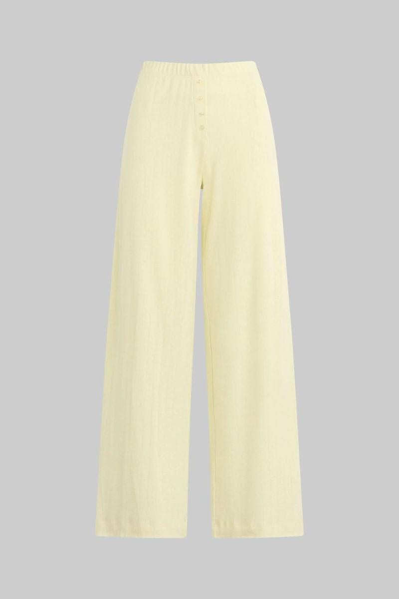 Pointelle Boxer Pant (Canary)