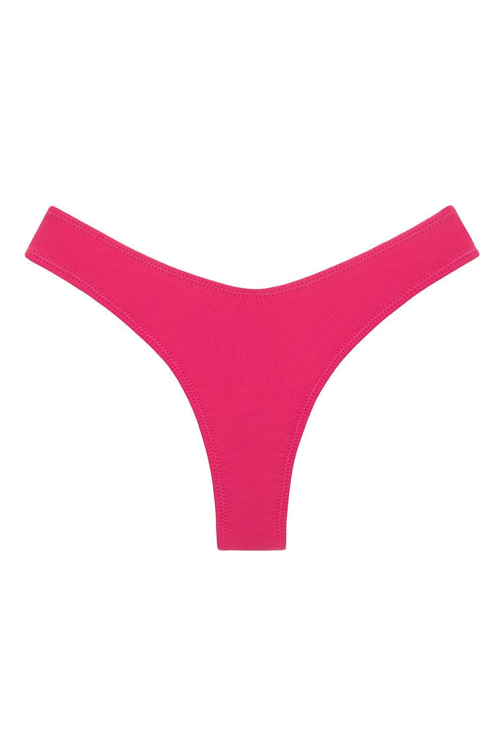 Raspberry Lulu (Zig-Zag Stitch) Bikini Bottom