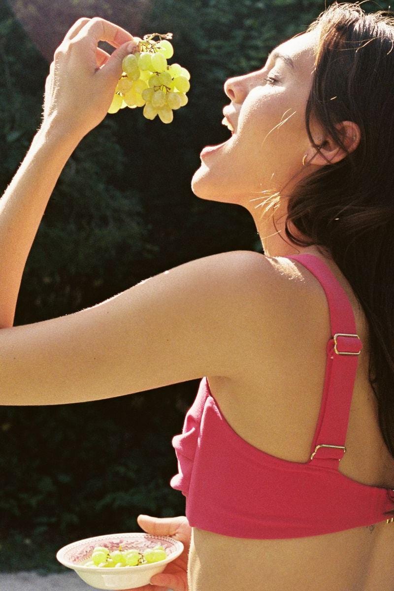 Raspberry Hayden Bikini Top