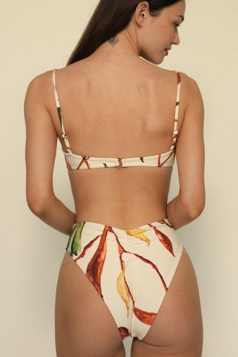 Rooted Floral Simonette Bikini Top