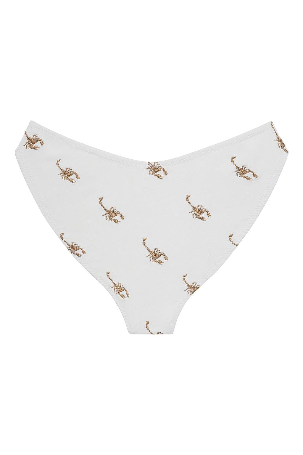 Scorpion Added Coverage Lulu (Zig-Zag Stitch) Bikini Bottom