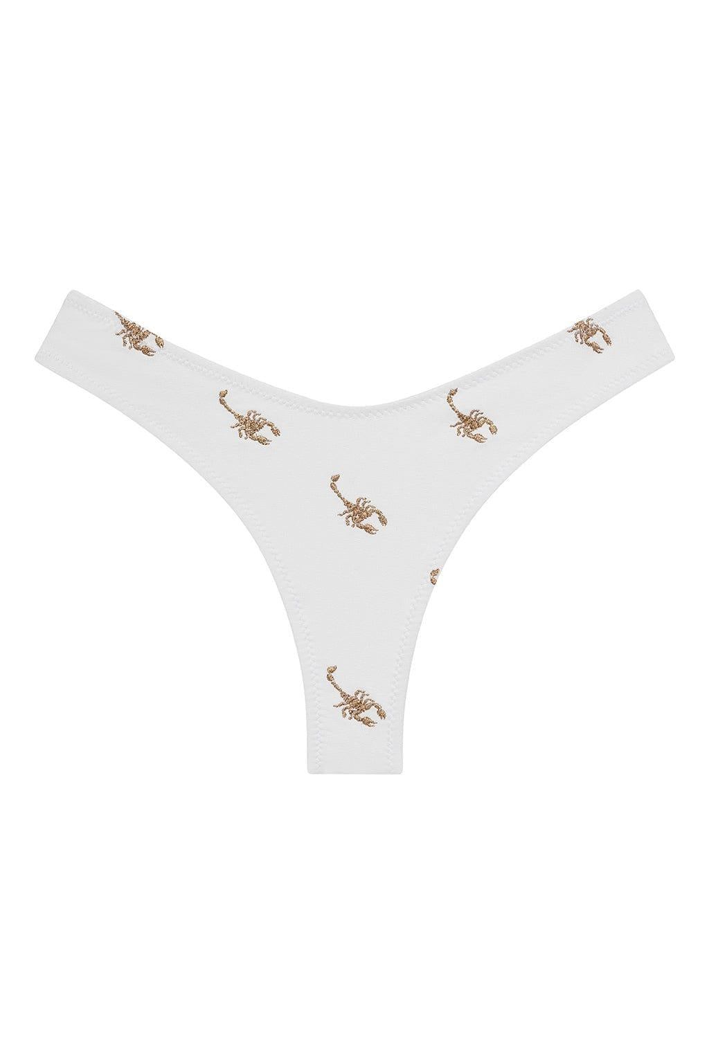 Scorpion Added Coverage Lulu (Zig-Zag Stitch) Bikini Bottom