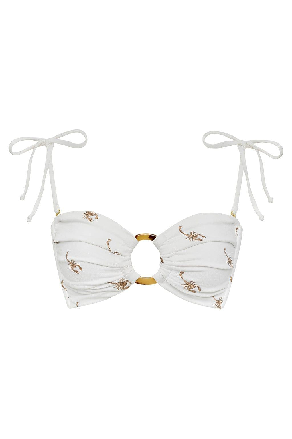 Scorpion Tori Ties Bandeau Bikini Top