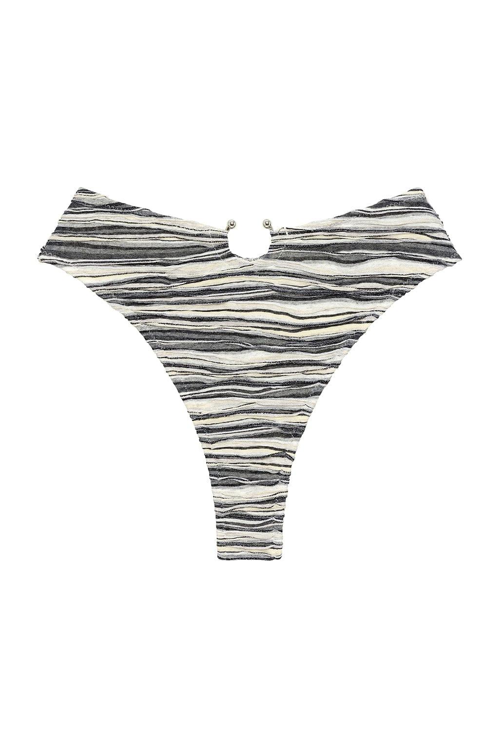 Slub Knit Pierced Paula Bikini Bottom