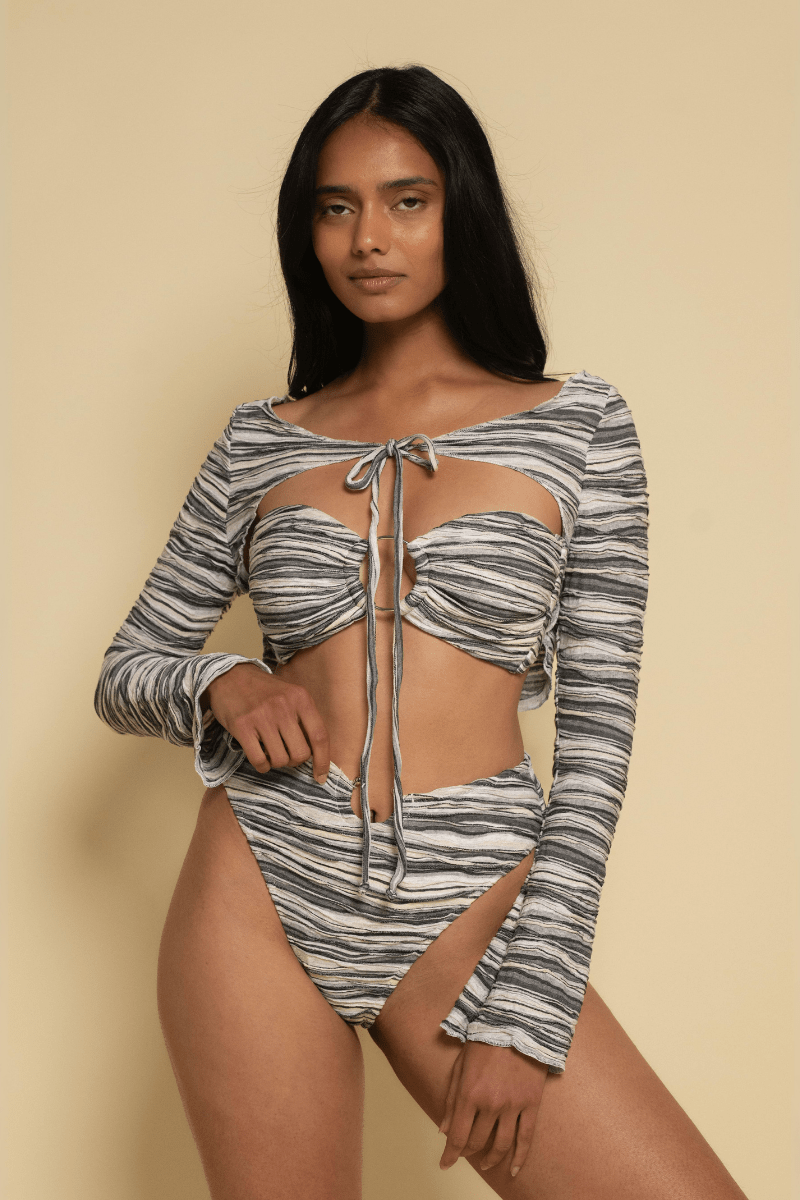 Slub Knit Nia Long Sleeve Top