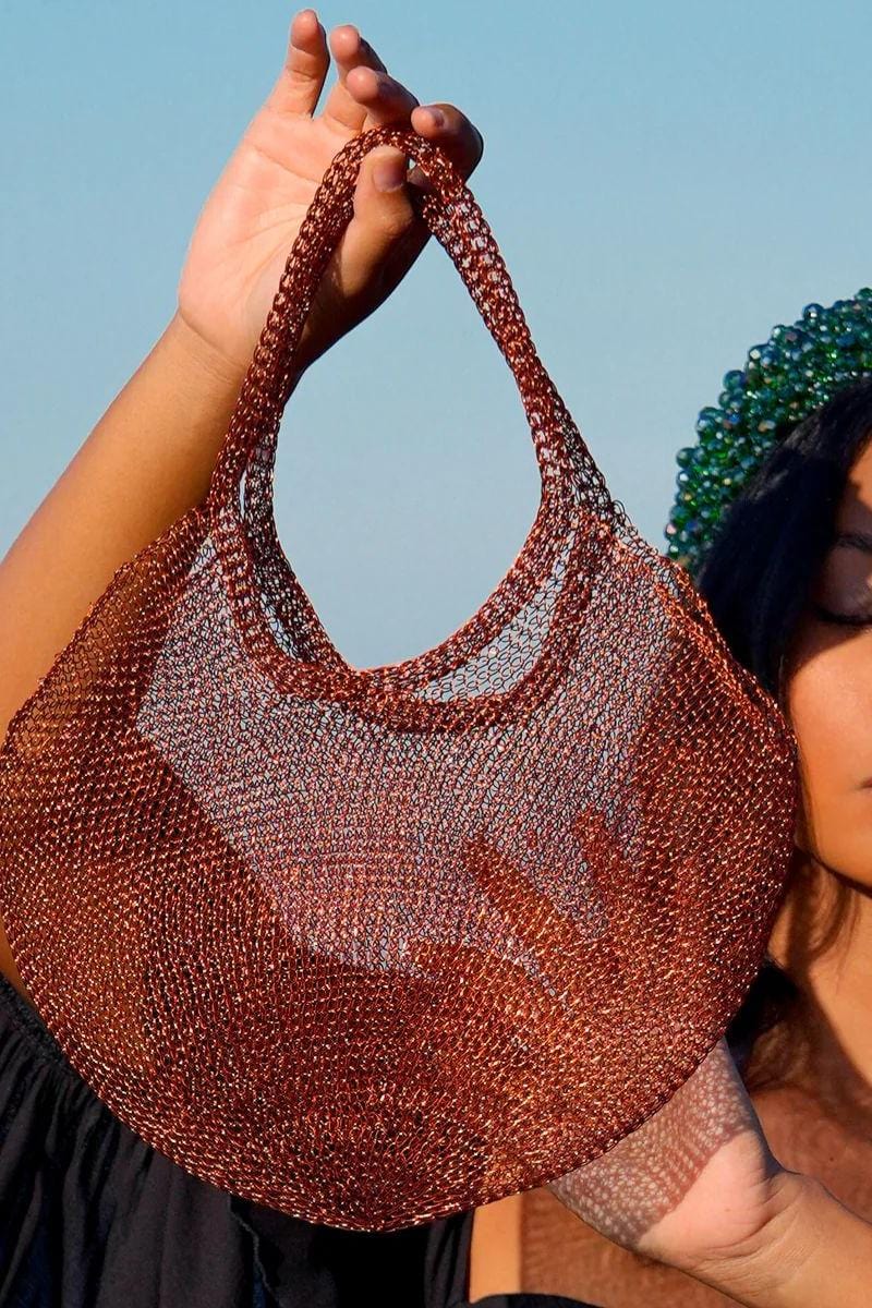 Sol Mesh Wire Tote Bag