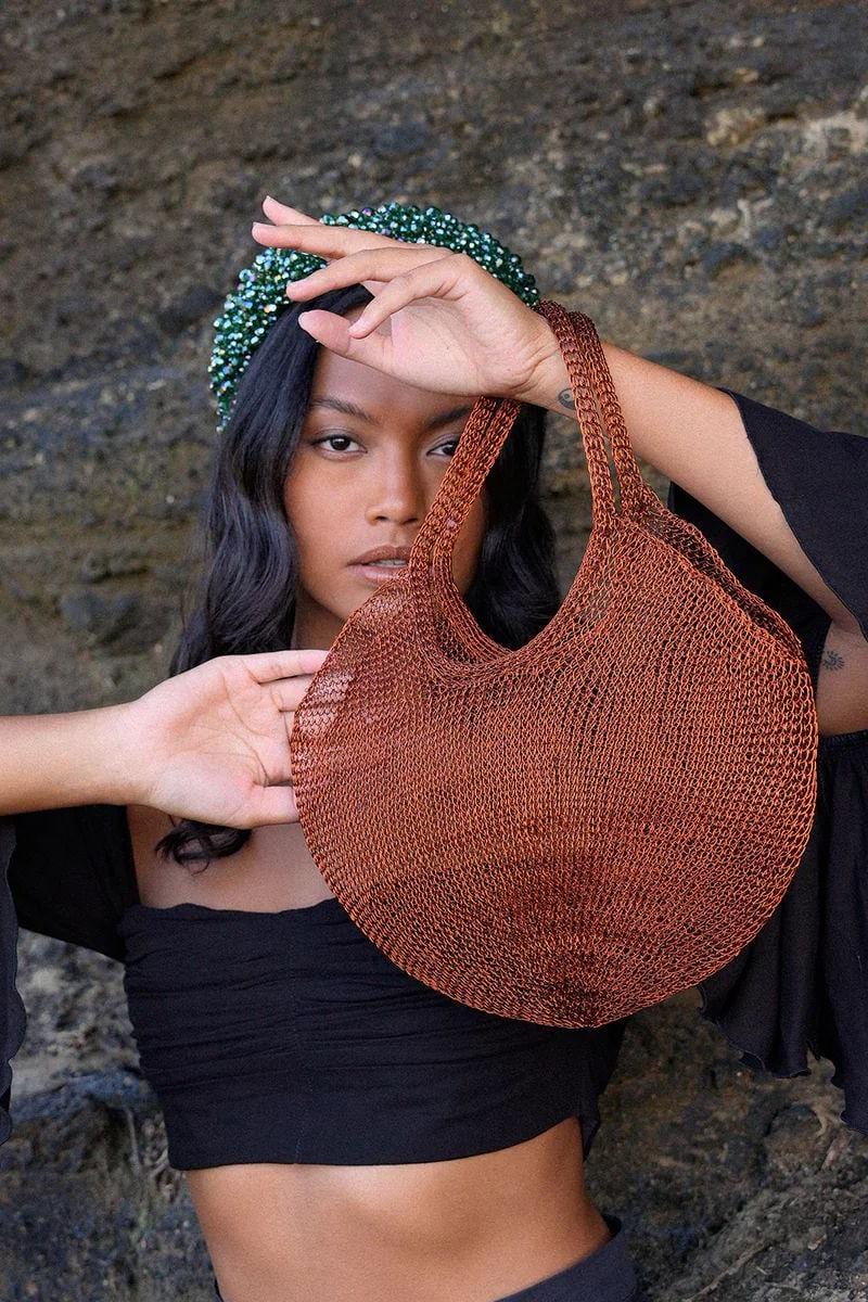 Sol Mesh Wire Tote Bag