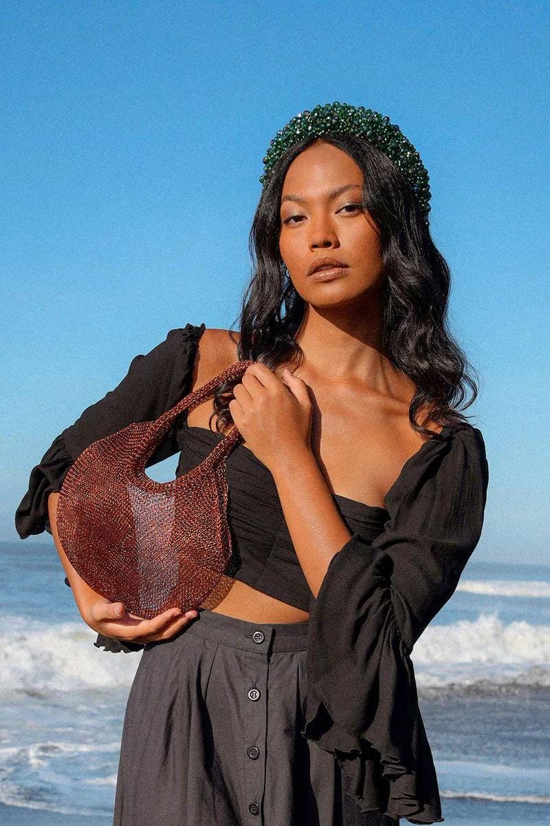 Sol Mesh Wire Tote Bag