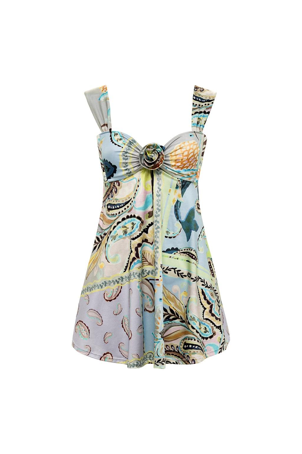 St. Barths Floral Devin Rosa Dress