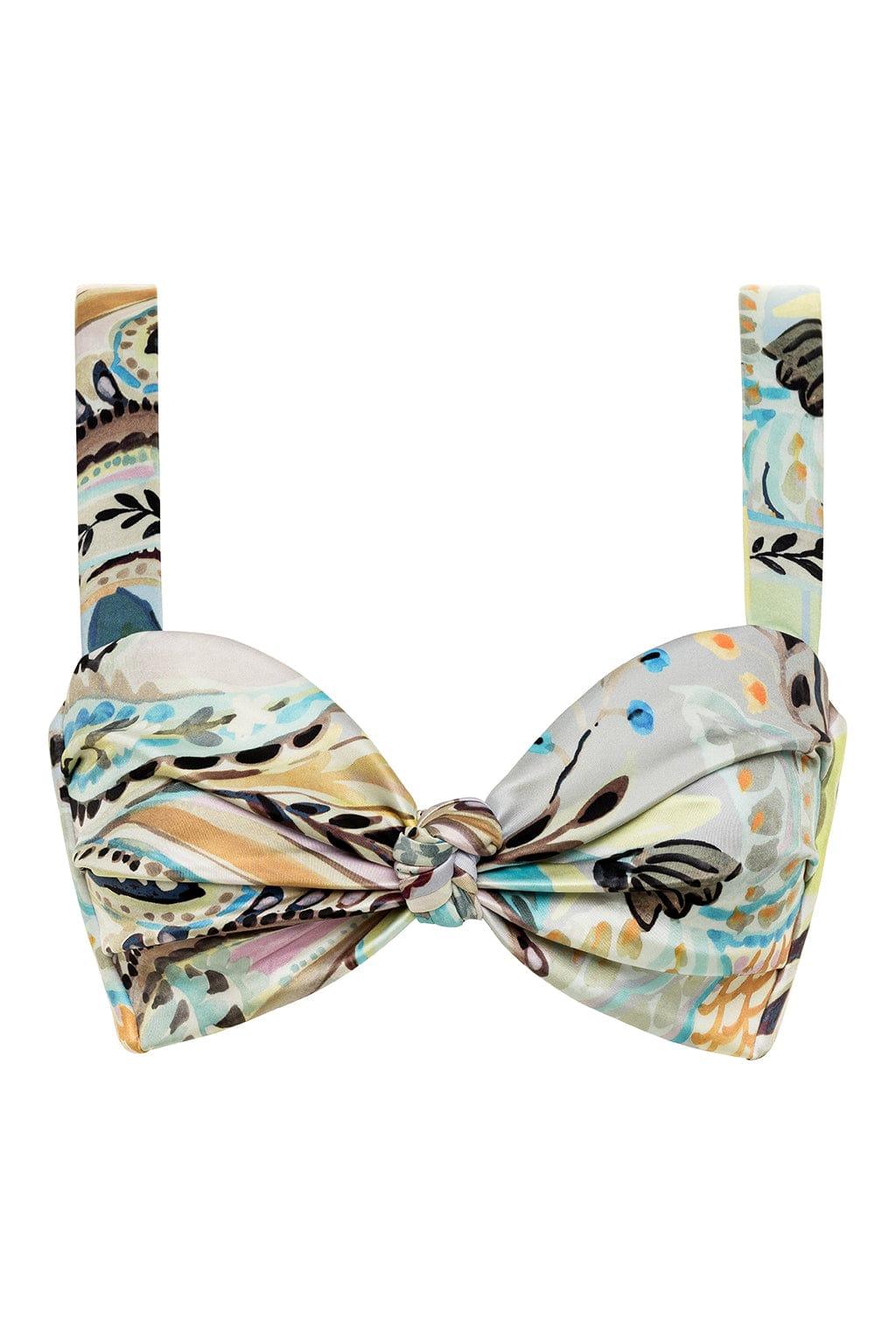 St. Barths Floral Hayden Bikini Top