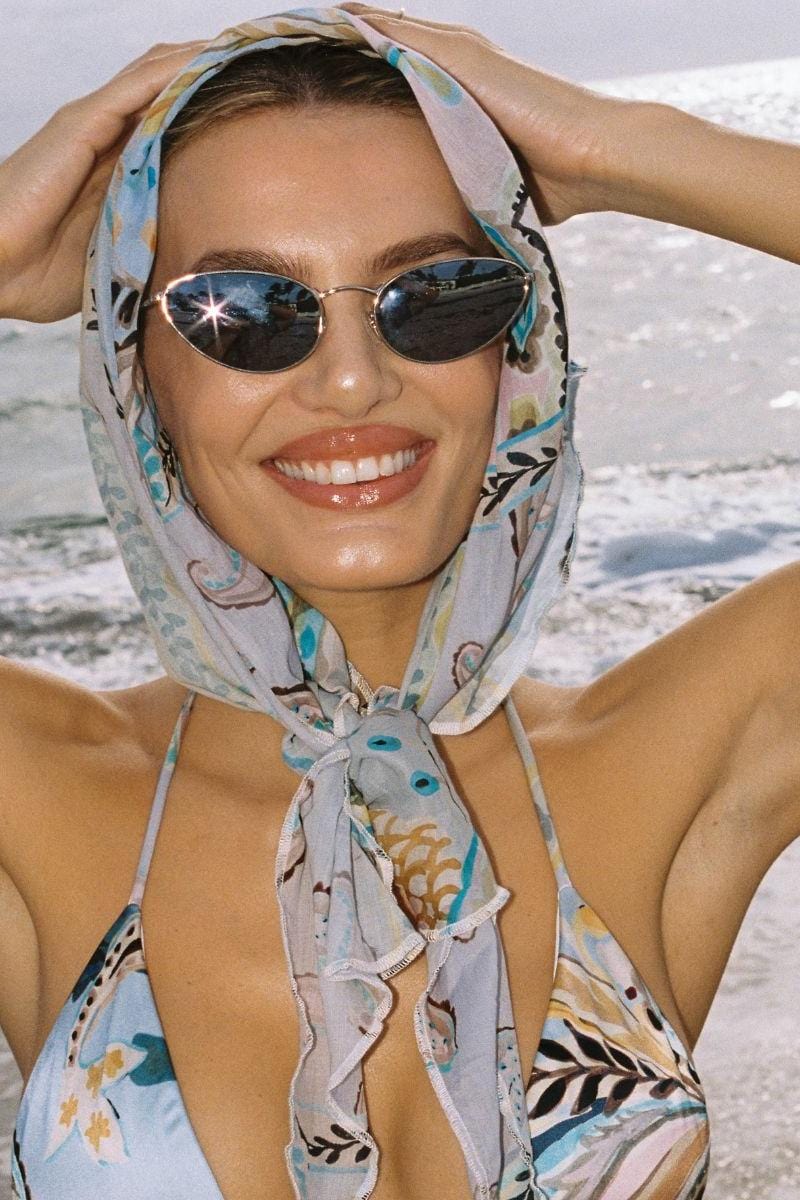 St. Barths Floral Scarf