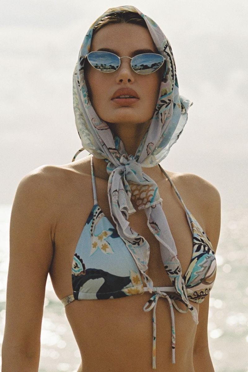 St. Barths Floral Scarf