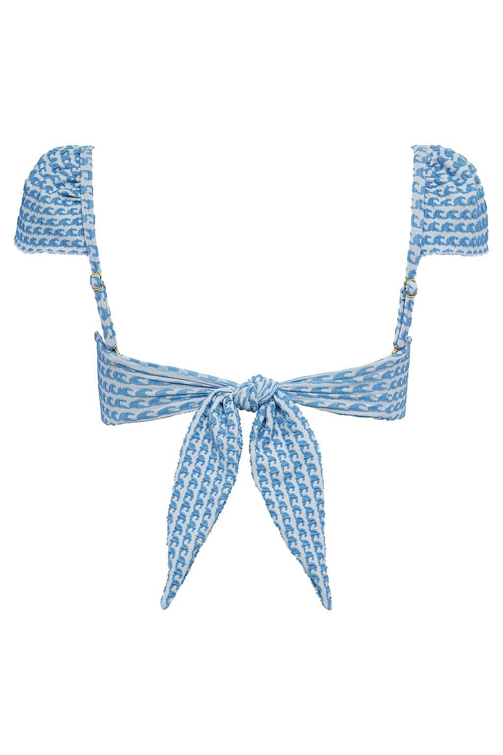 Wave Repeat Cabana Bikini Top