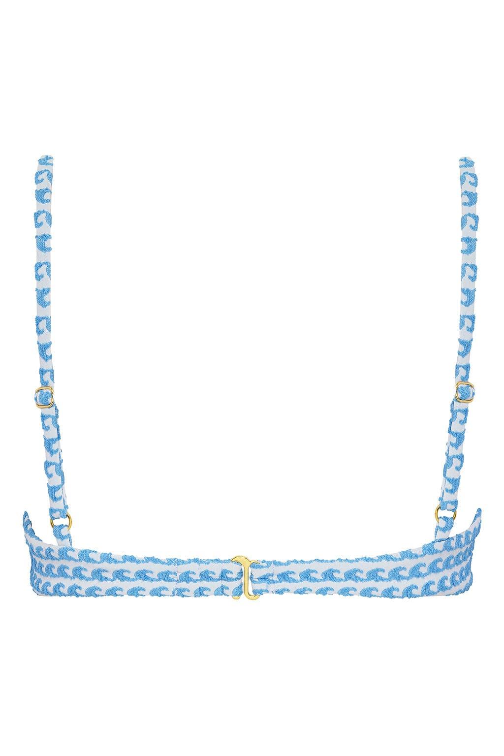 Wave Repeat Dainty Bikini Top