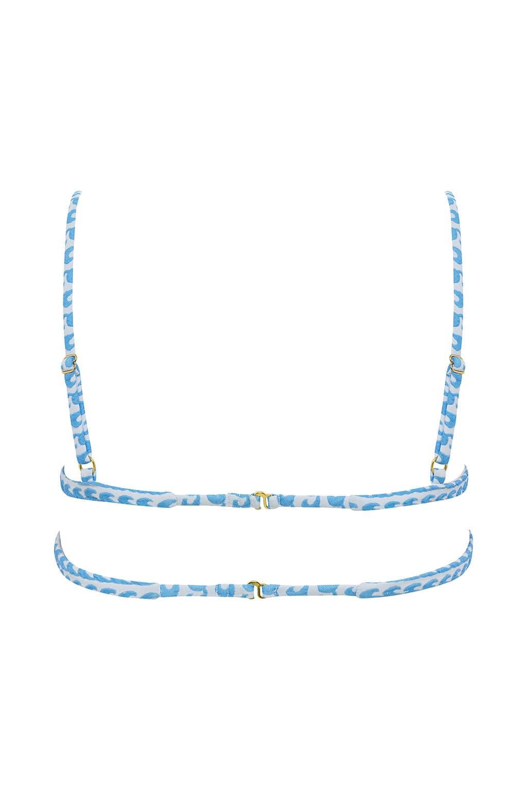 Wave Repeat Elany Bikini Top