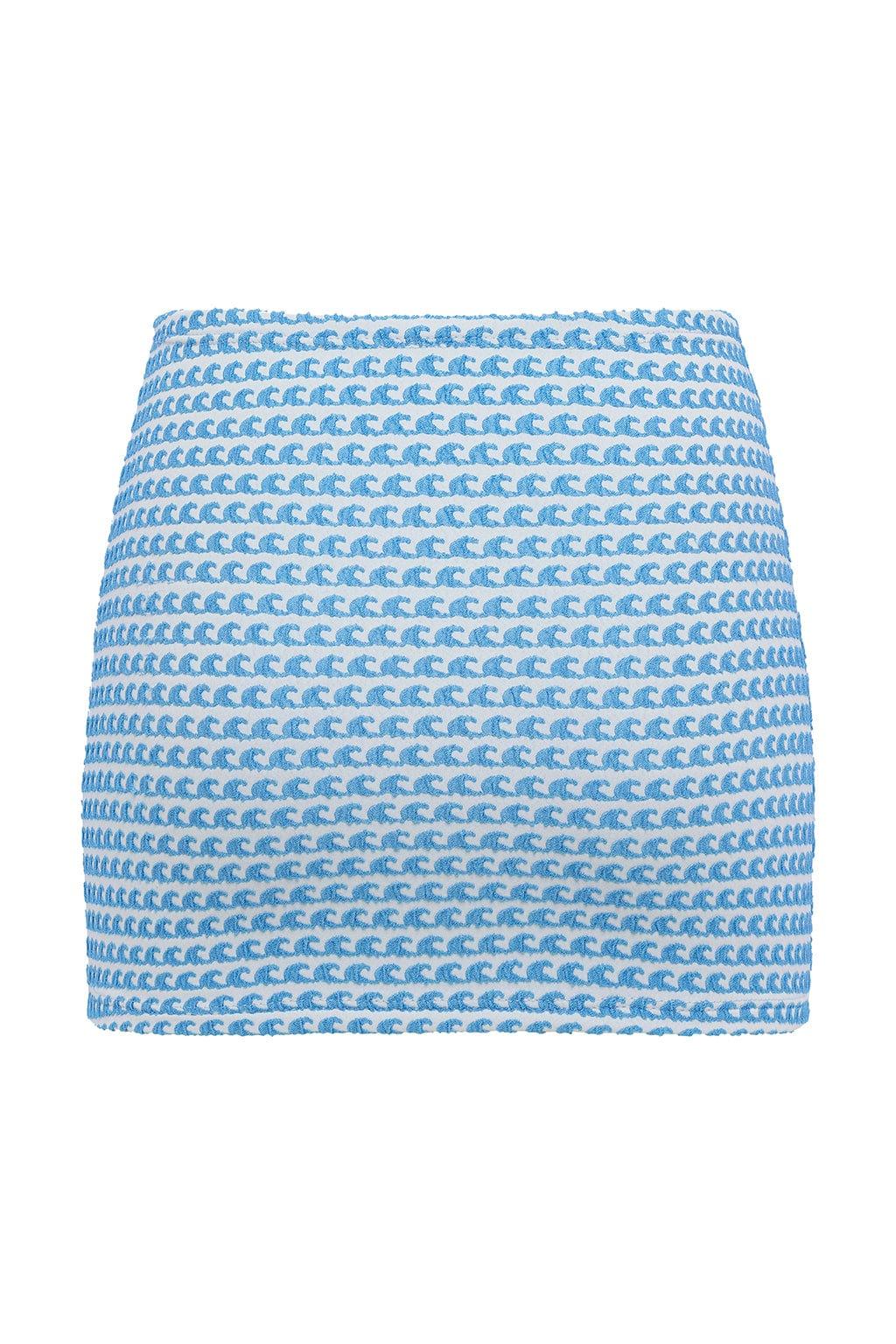 Wave Repeat Micro Skirt