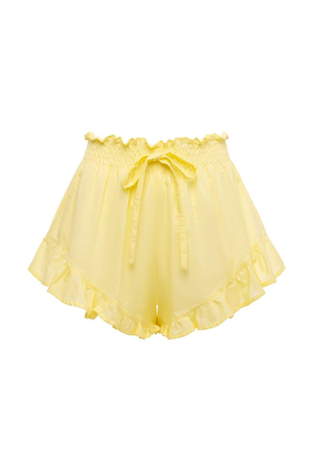 Yellow Pastel Boho Short