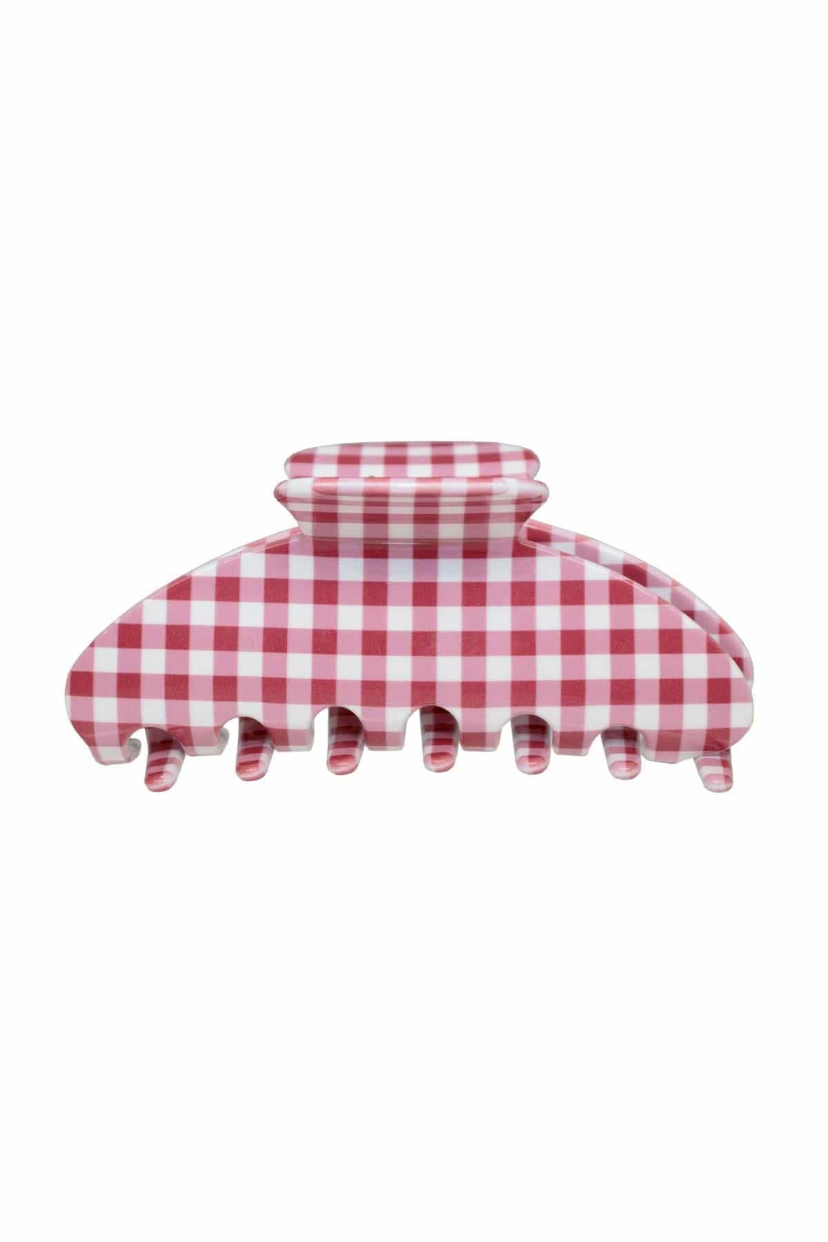 Big Effing Clip (Cherry Gingham)