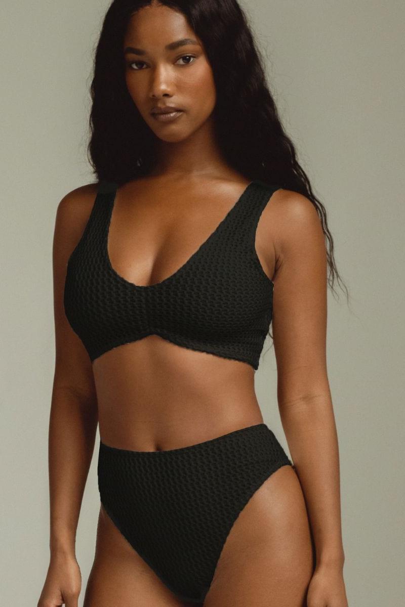 Black Crochet Paula Bikini Bottom