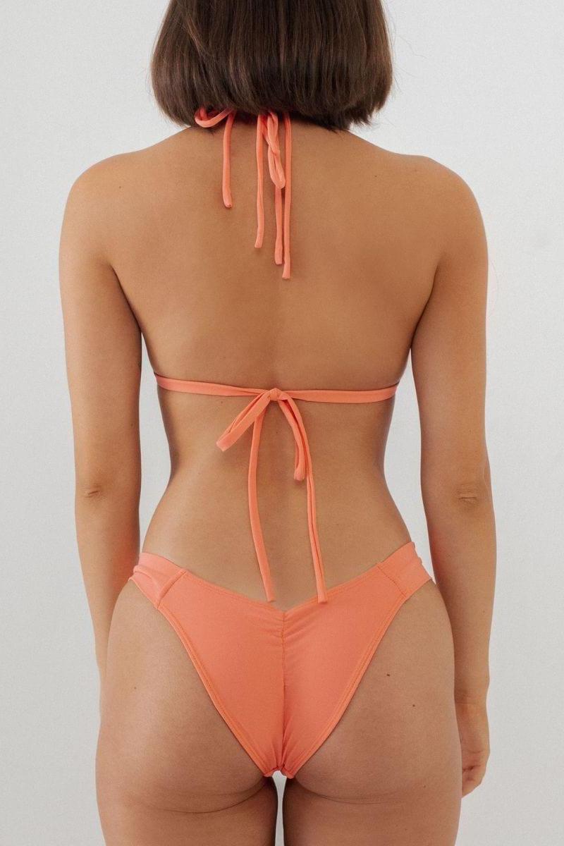 Coral Added Coverage Uno Bikini Bottom