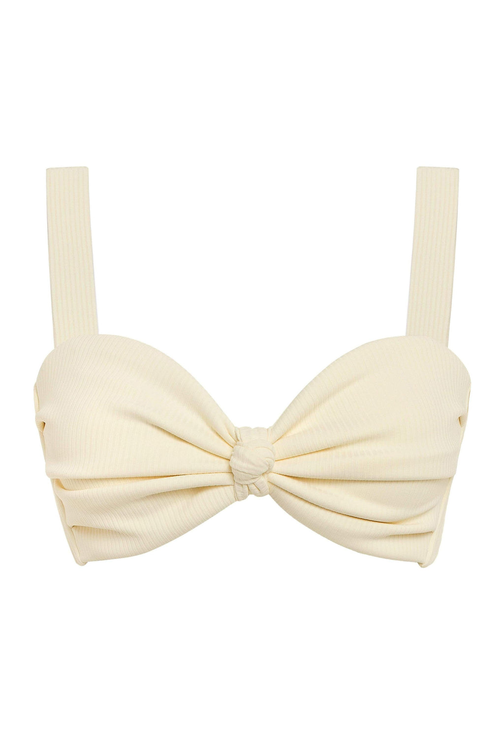 Cream Rib Hayden Bikini Top