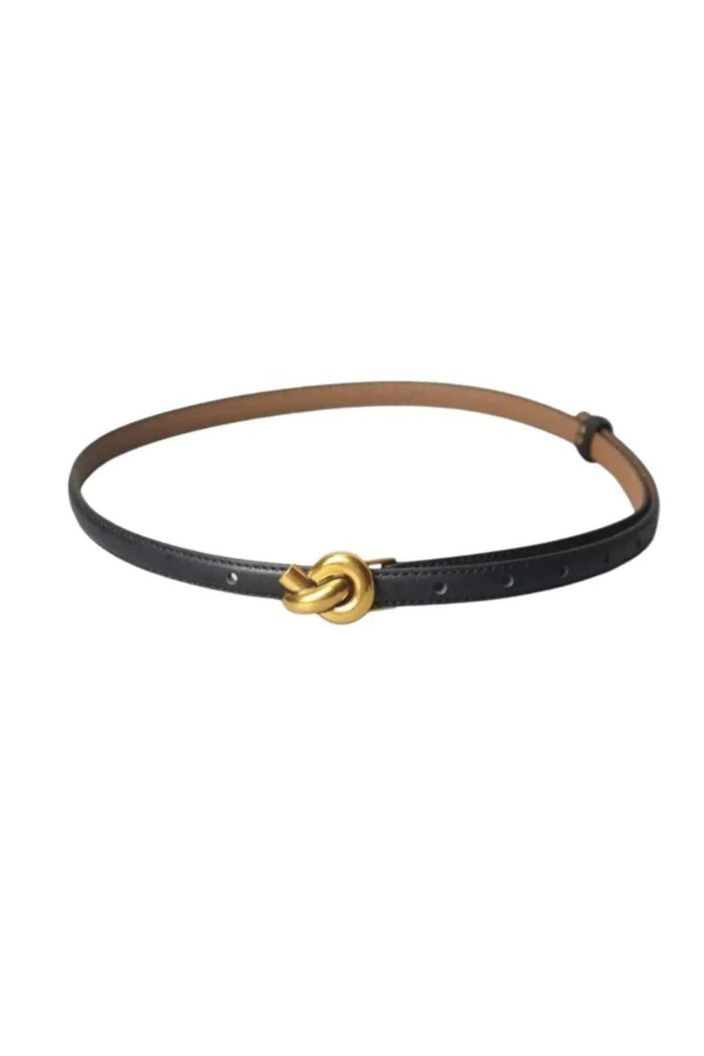 Golden Knot Belt (Black)