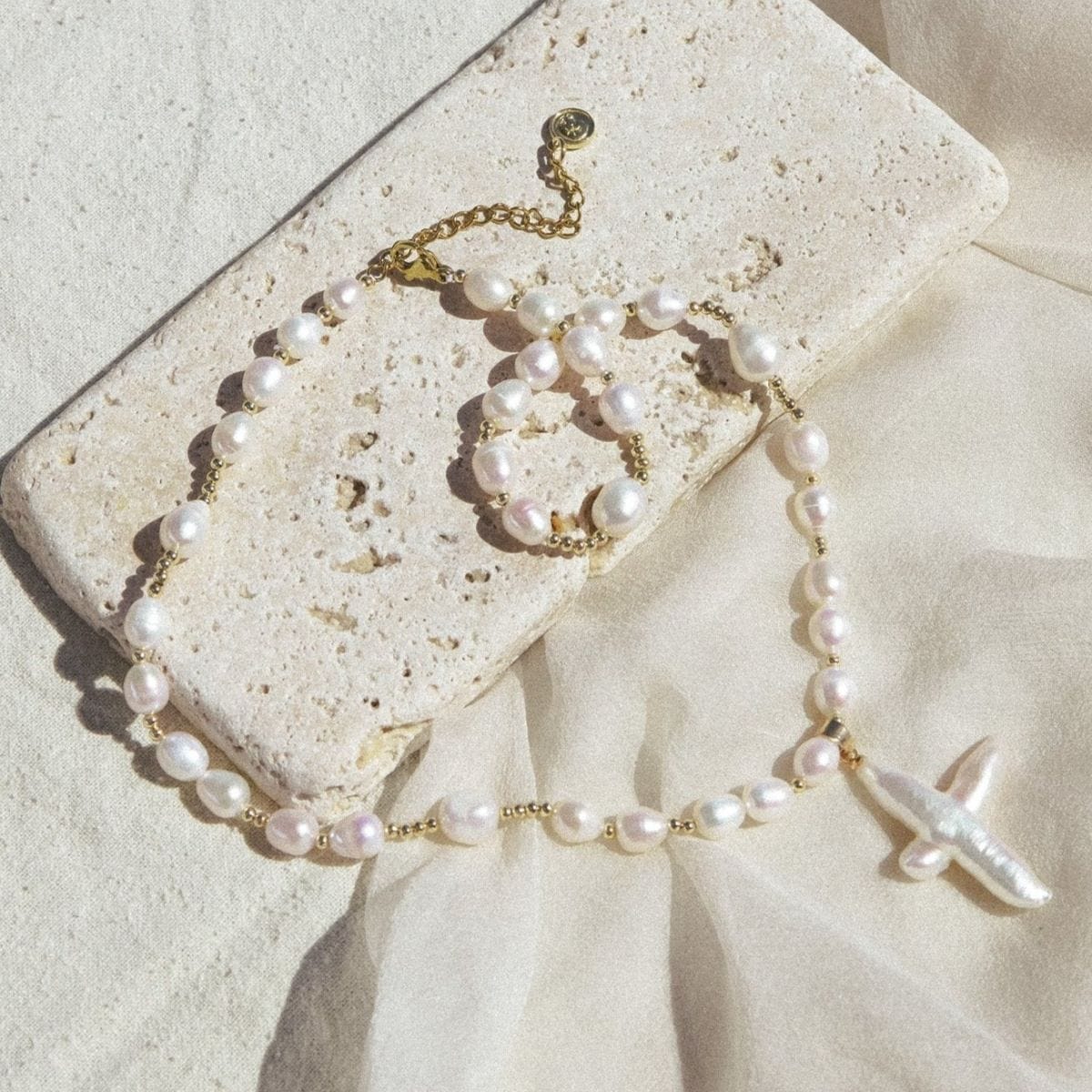 Tahiti Pearl Cross Necklace