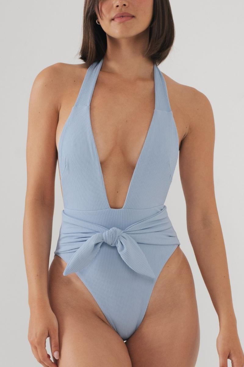 Peri Rib Tropez Tie-Up One-Piece