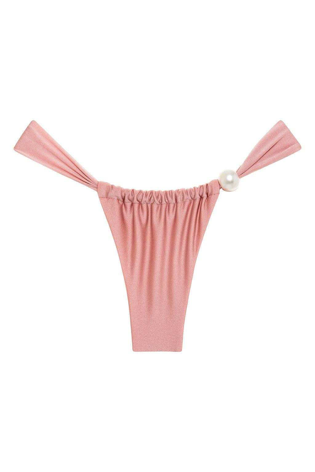Satin Rose Sandra Pearl Bikini Bottom